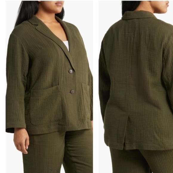 Madewell Gauze Crinkle Jacket Relaxed Fit - Picture 1 of 7